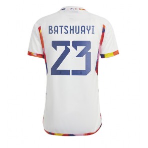 Belgien Michy Batshuayi #23 Bortatröja VM 2022 Kortärmad